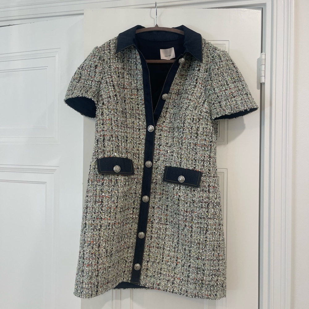 Cinq à Cept Anya Bouclé Pammy Dress